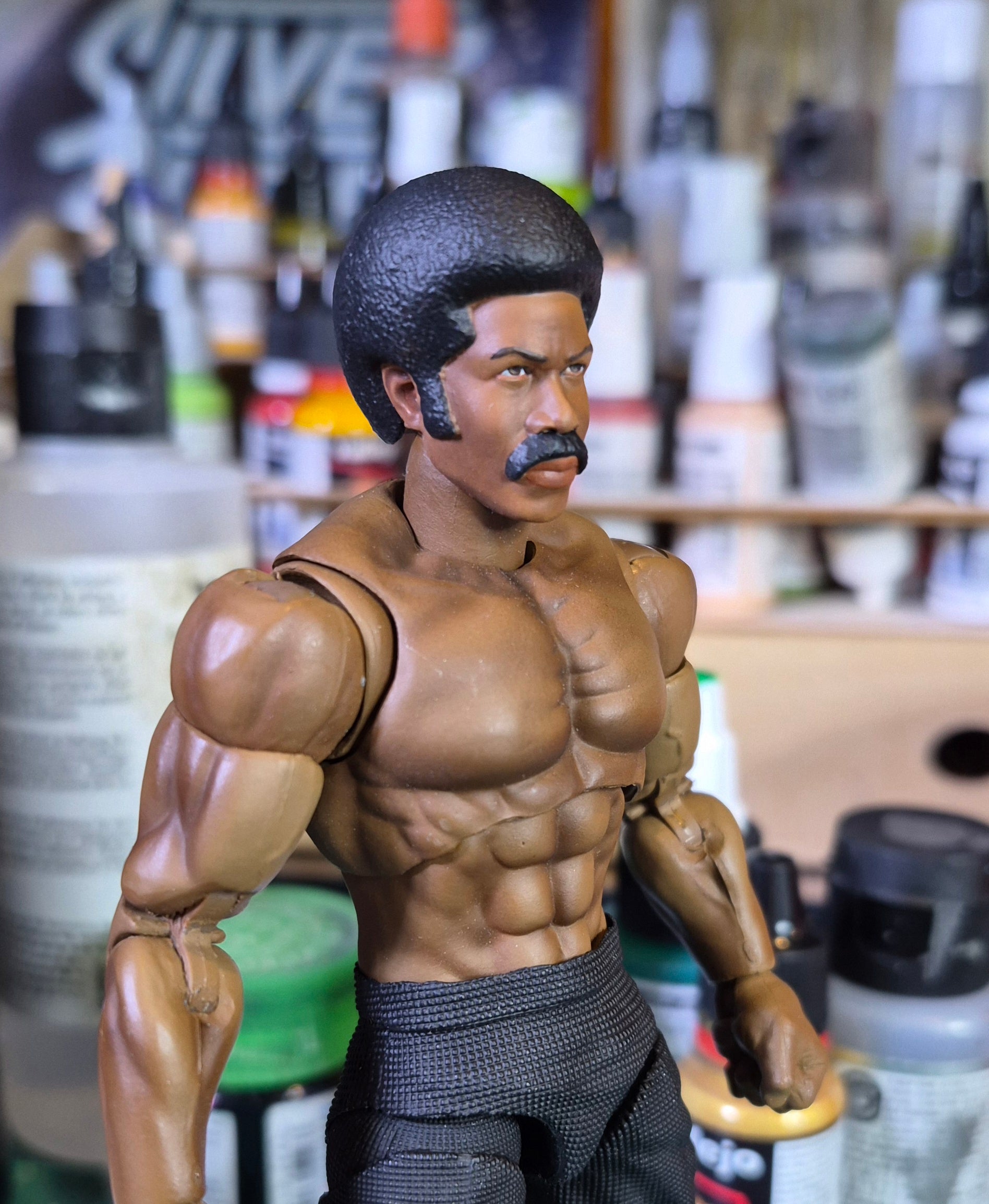 Black Dynamite head for Montez Lee