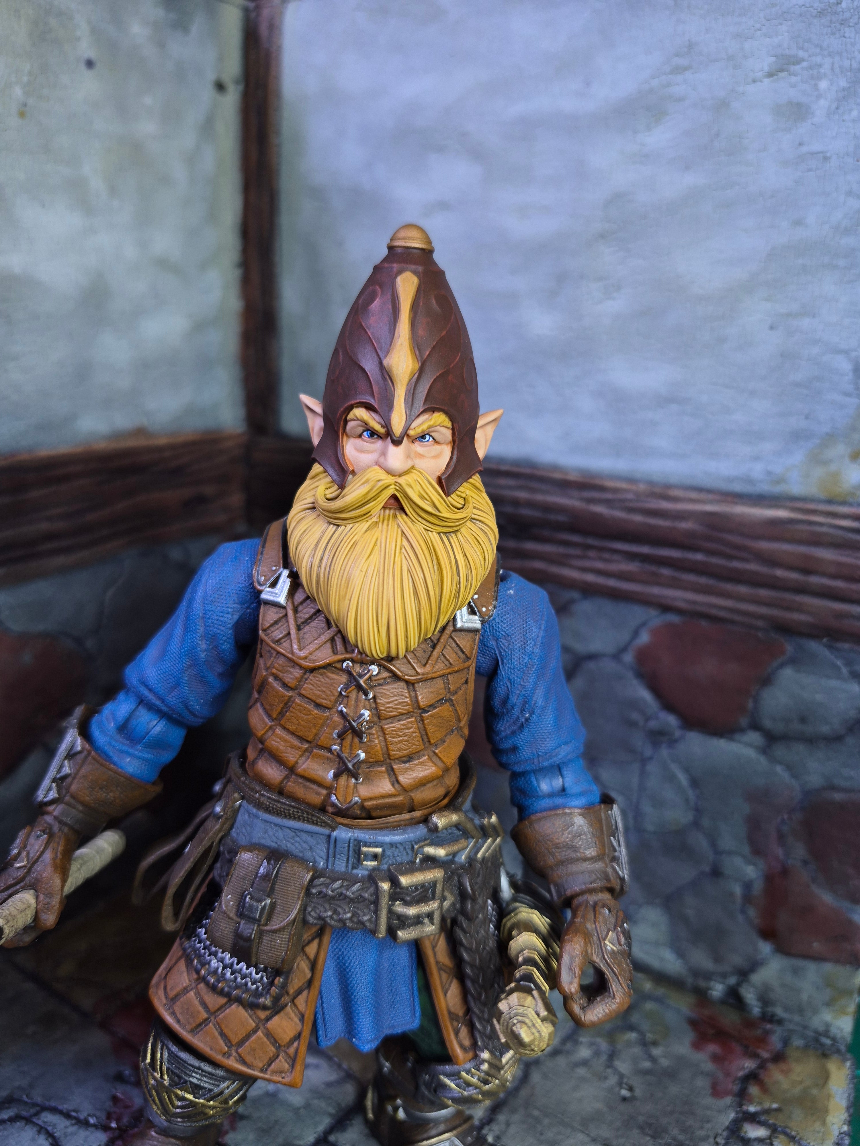Blonde Forest Dwarf head for Legions