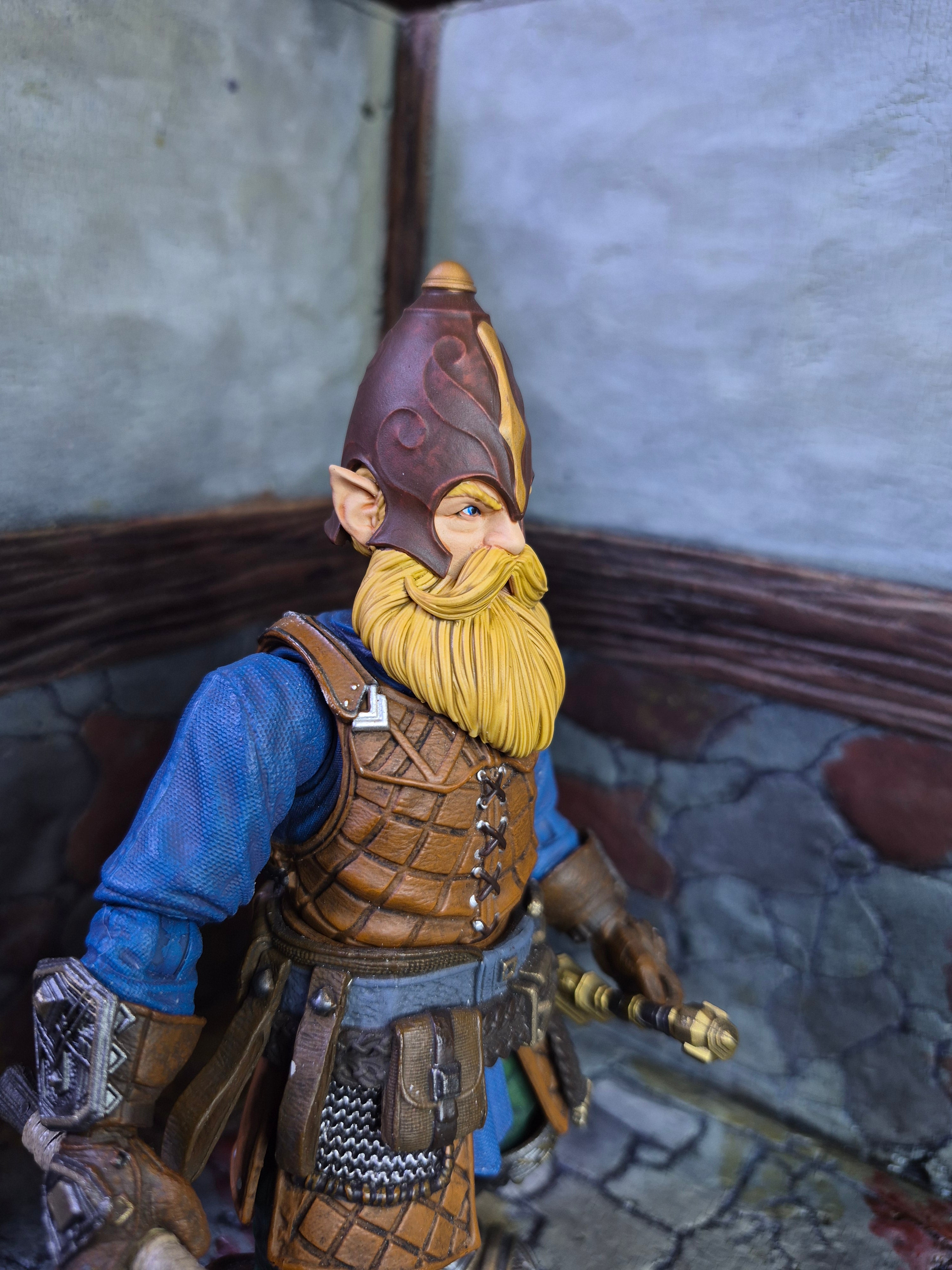 Blonde Forest Dwarf head for Legions