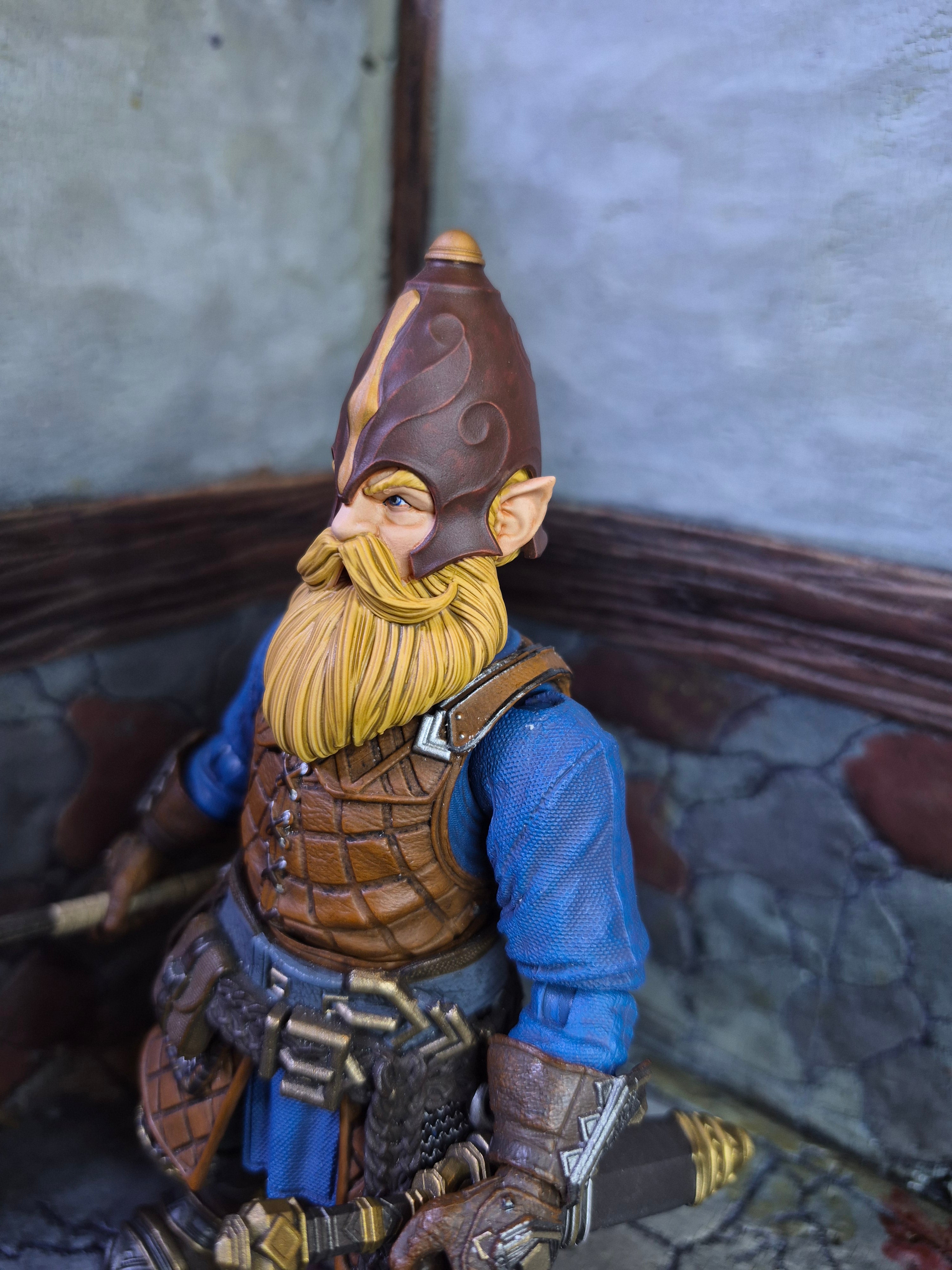 Blonde Forest Dwarf head for Legions