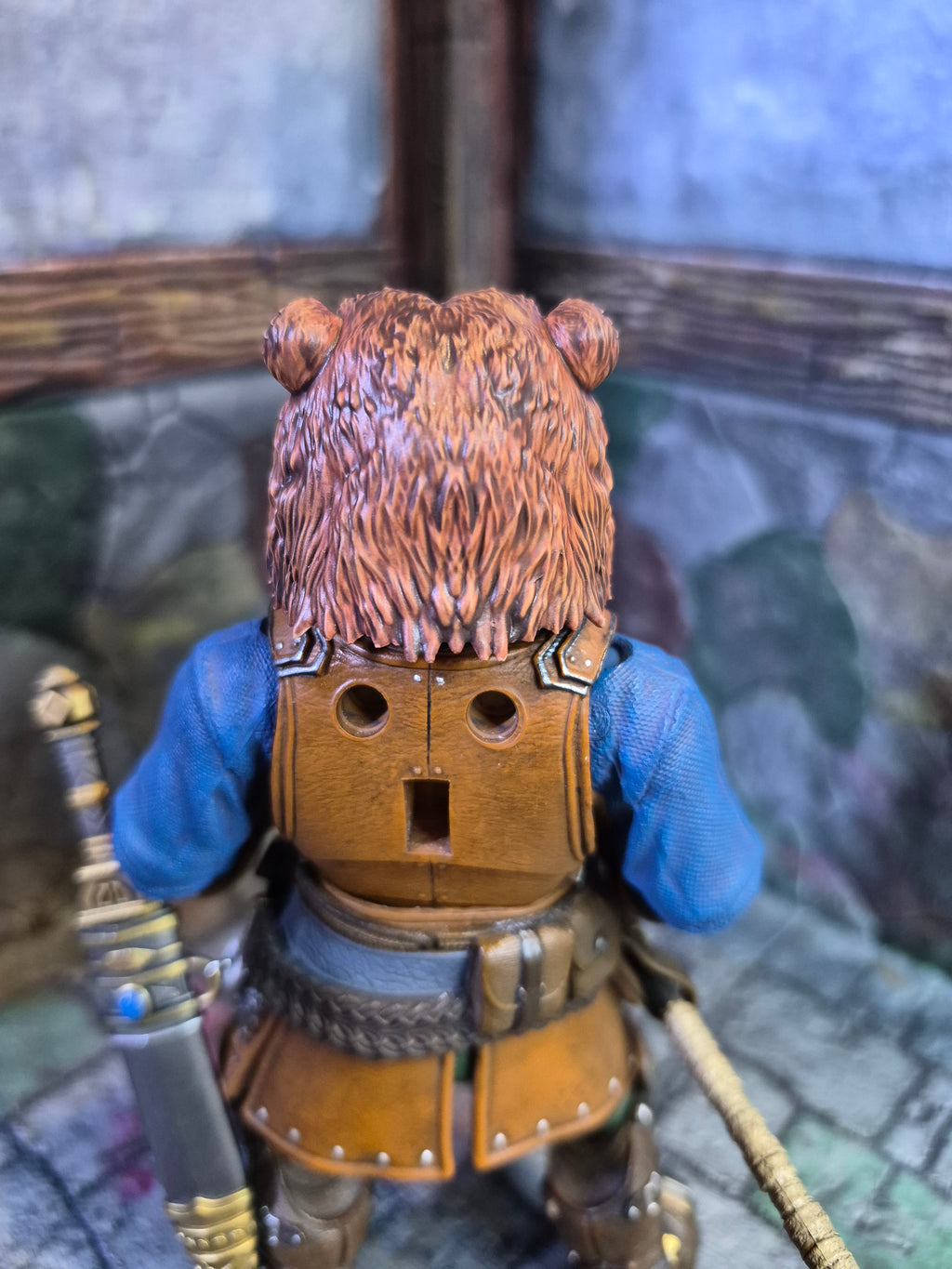Bear Cap Dwarf head for Legions