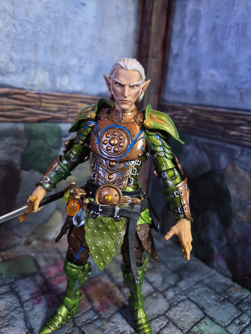 White haired Elf head for Legions