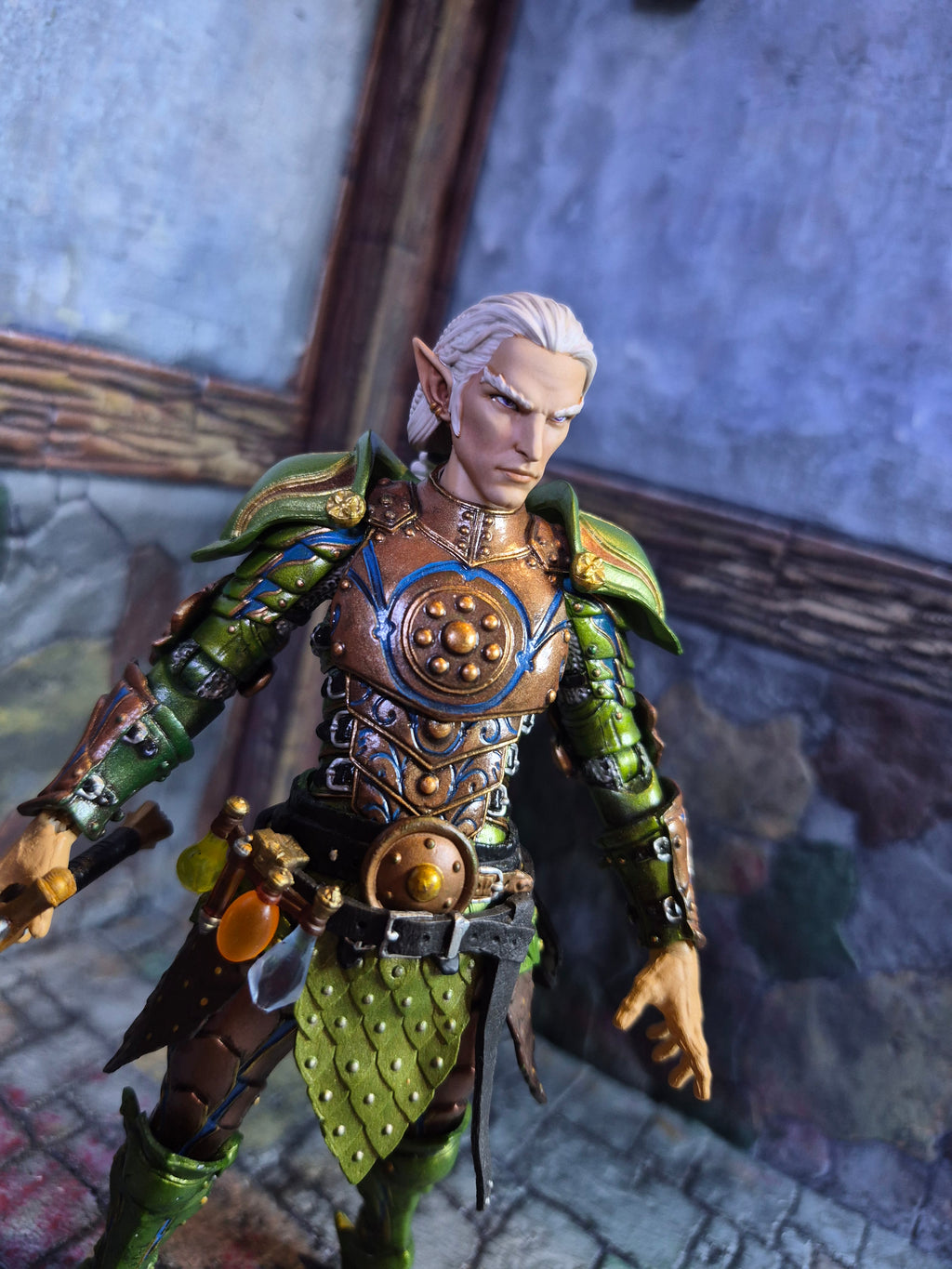 White haired Elf head for Legions