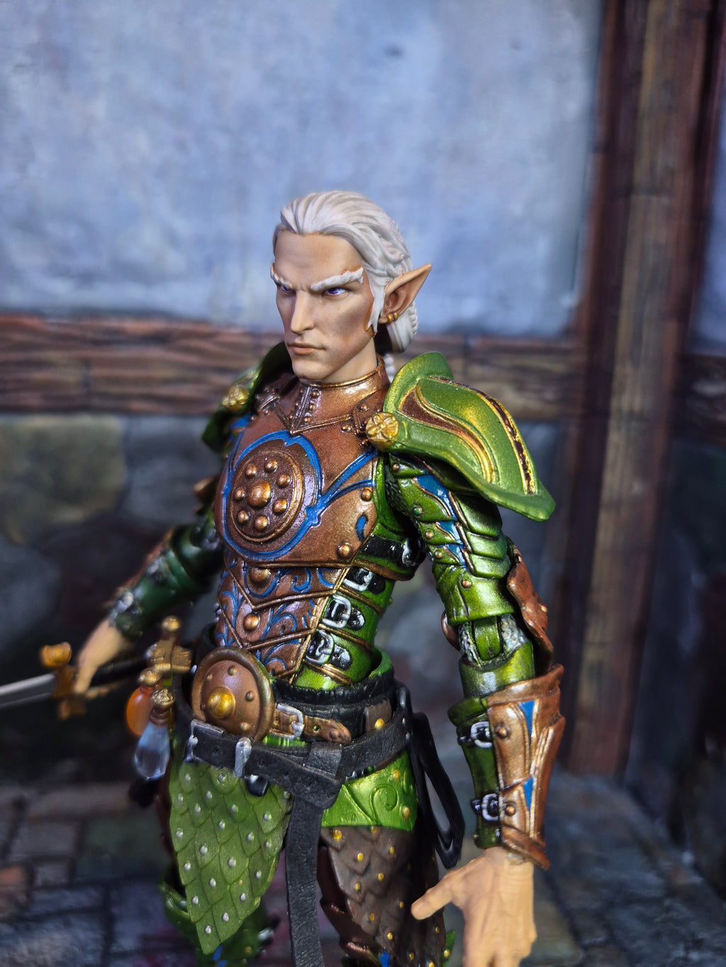 White haired Elf head for Legions