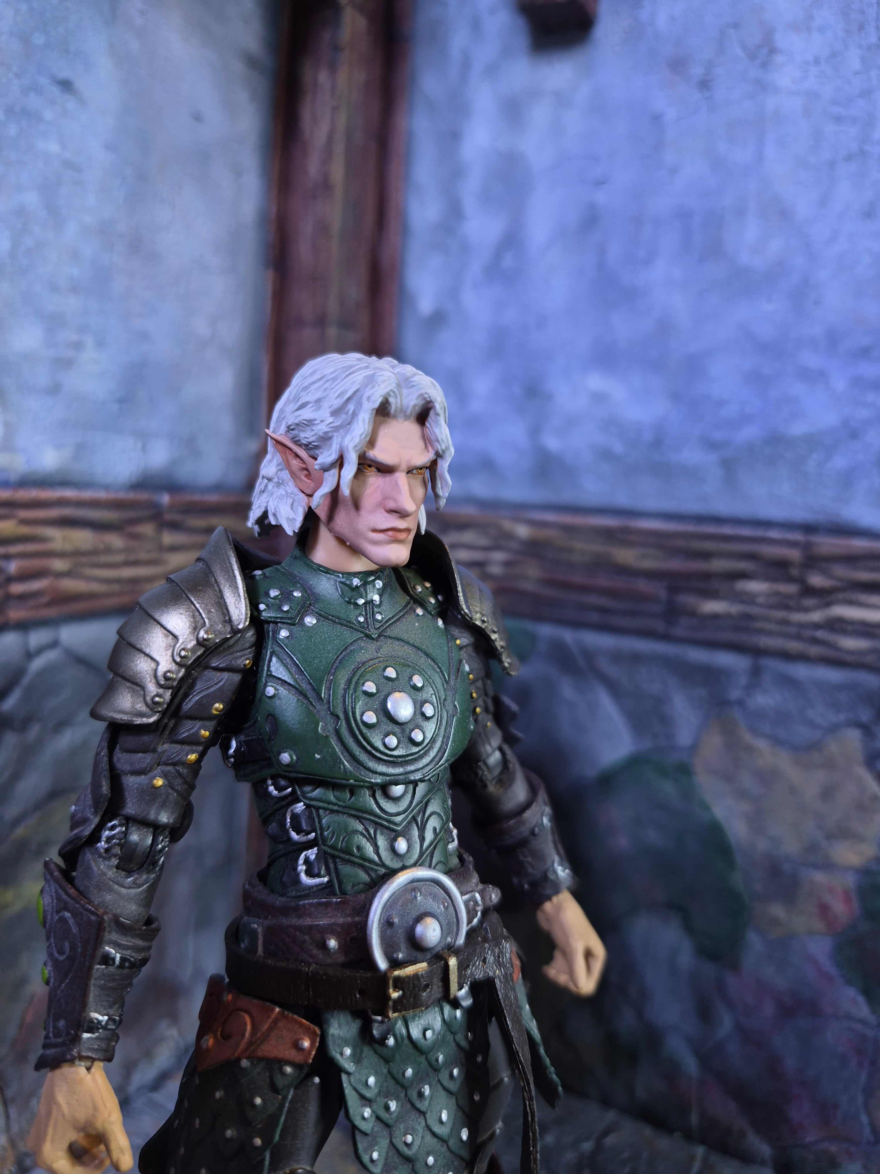 White Hair Elf head for Legions