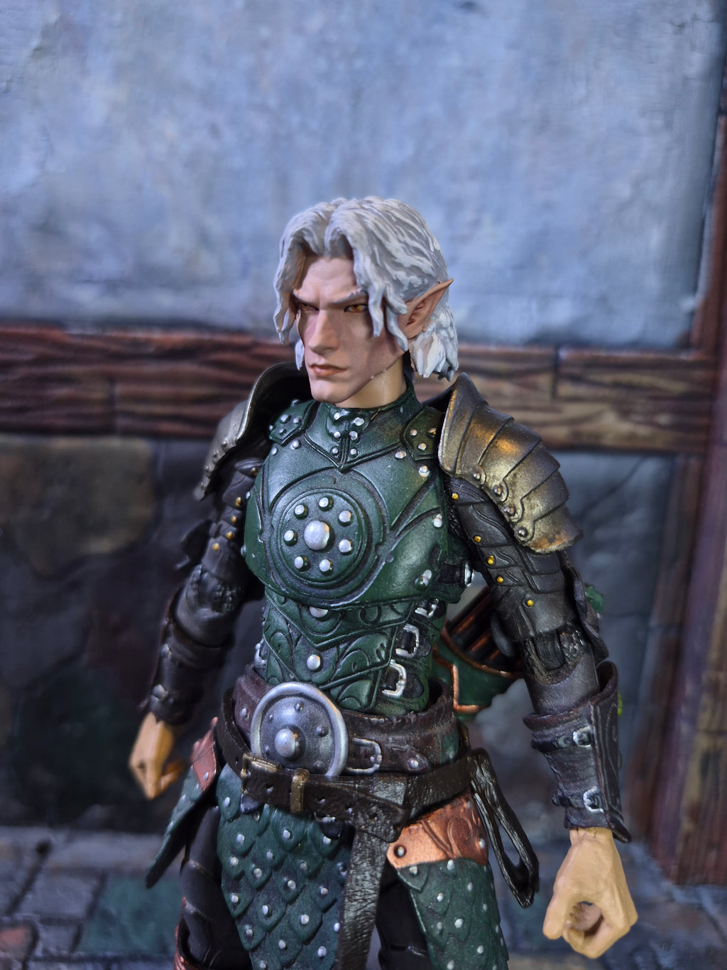 White Hair Elf head for Legions