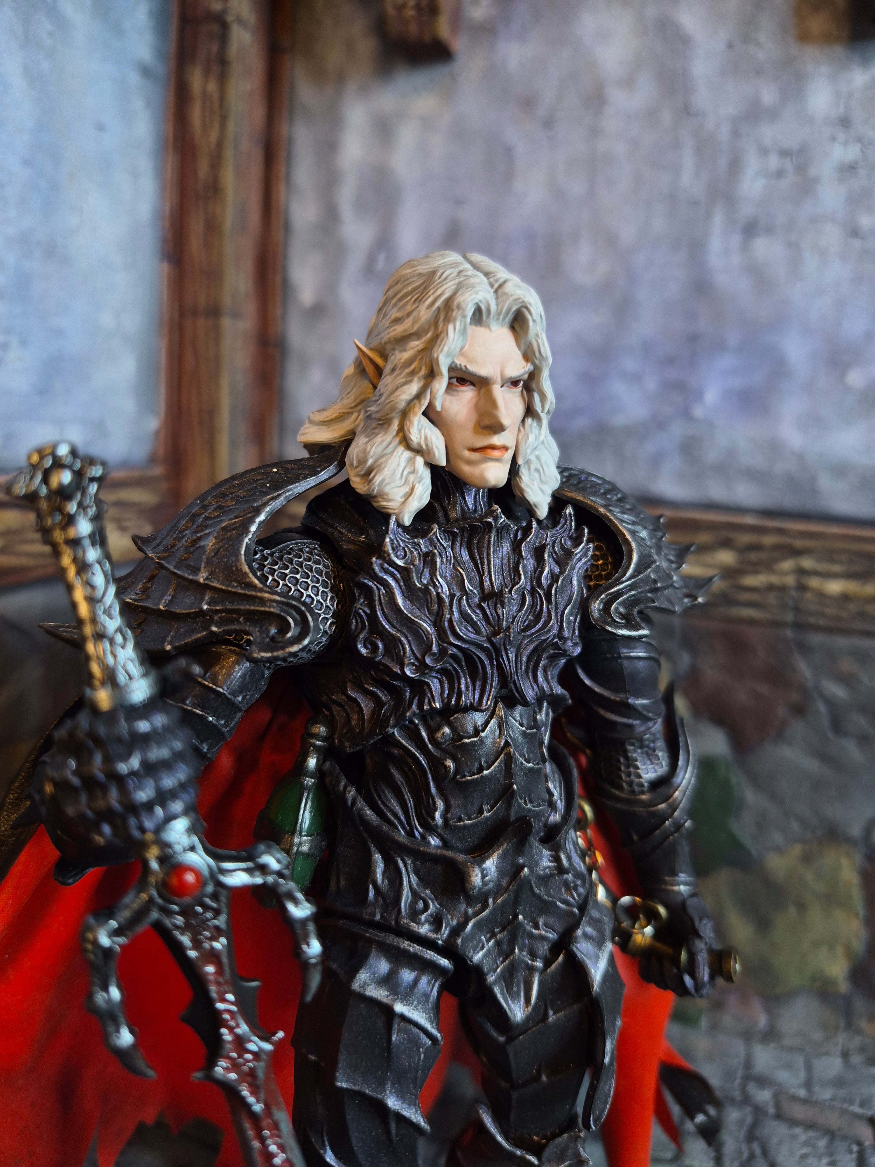 Long Haired Elf head for Savage Crucible