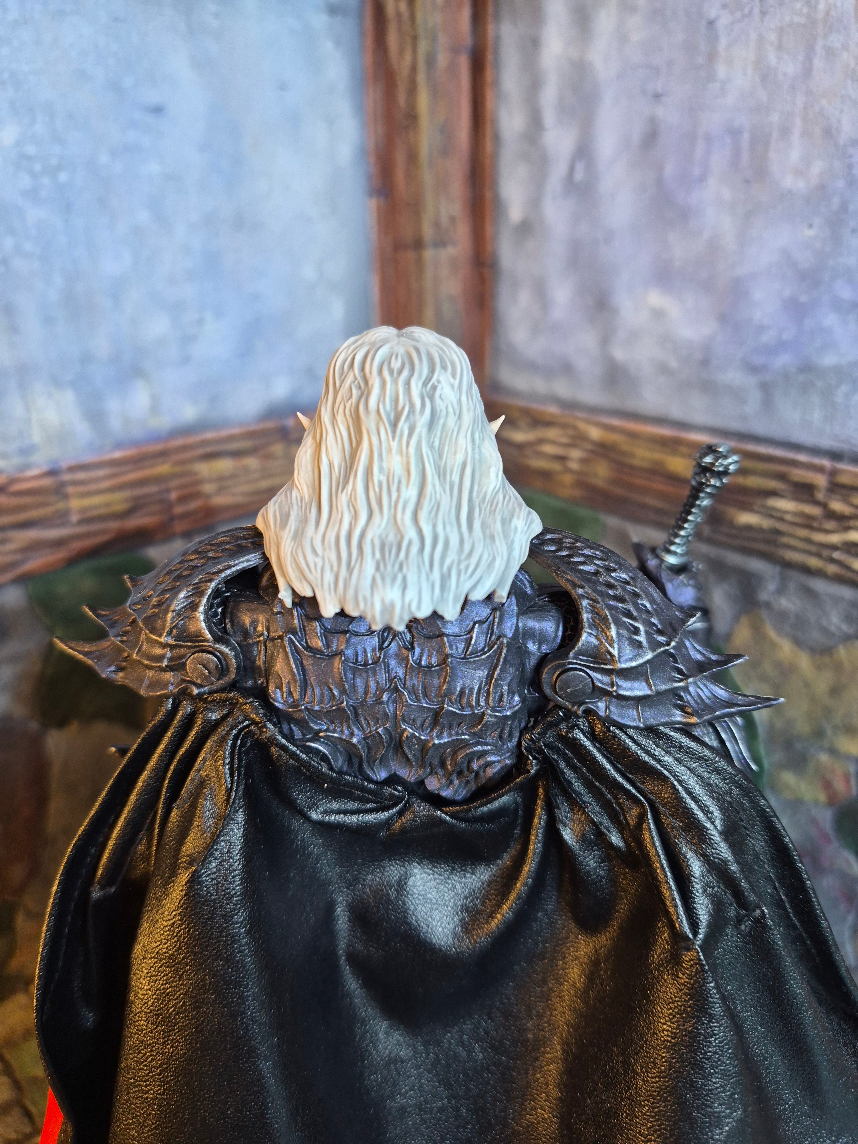 Long Haired Elf head for Savage Crucible