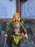 Blonde Long Hair Male Elf head for V2 Legions