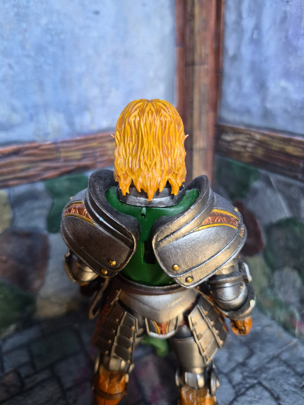 Blone Male Elf head for V1 Legions
