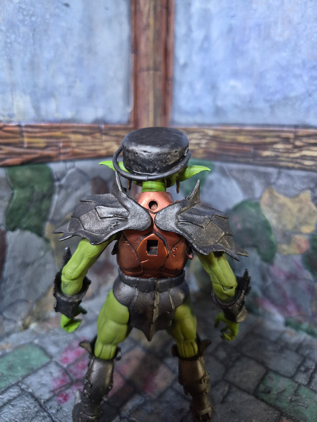 Pot Helm Goblin head for Legions