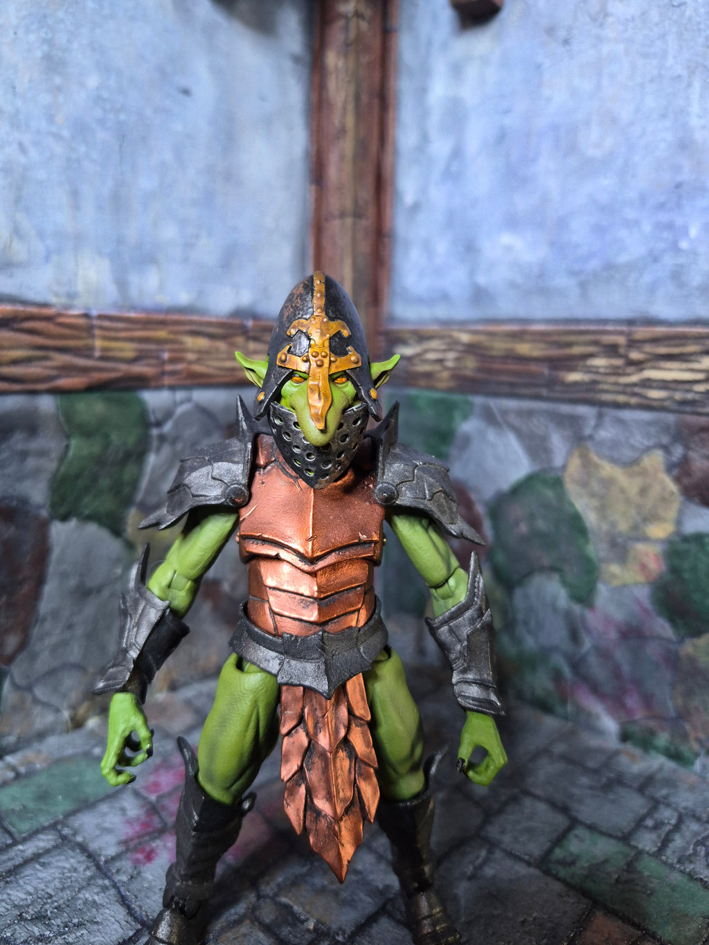 Conical Helm Goblin head for Legions