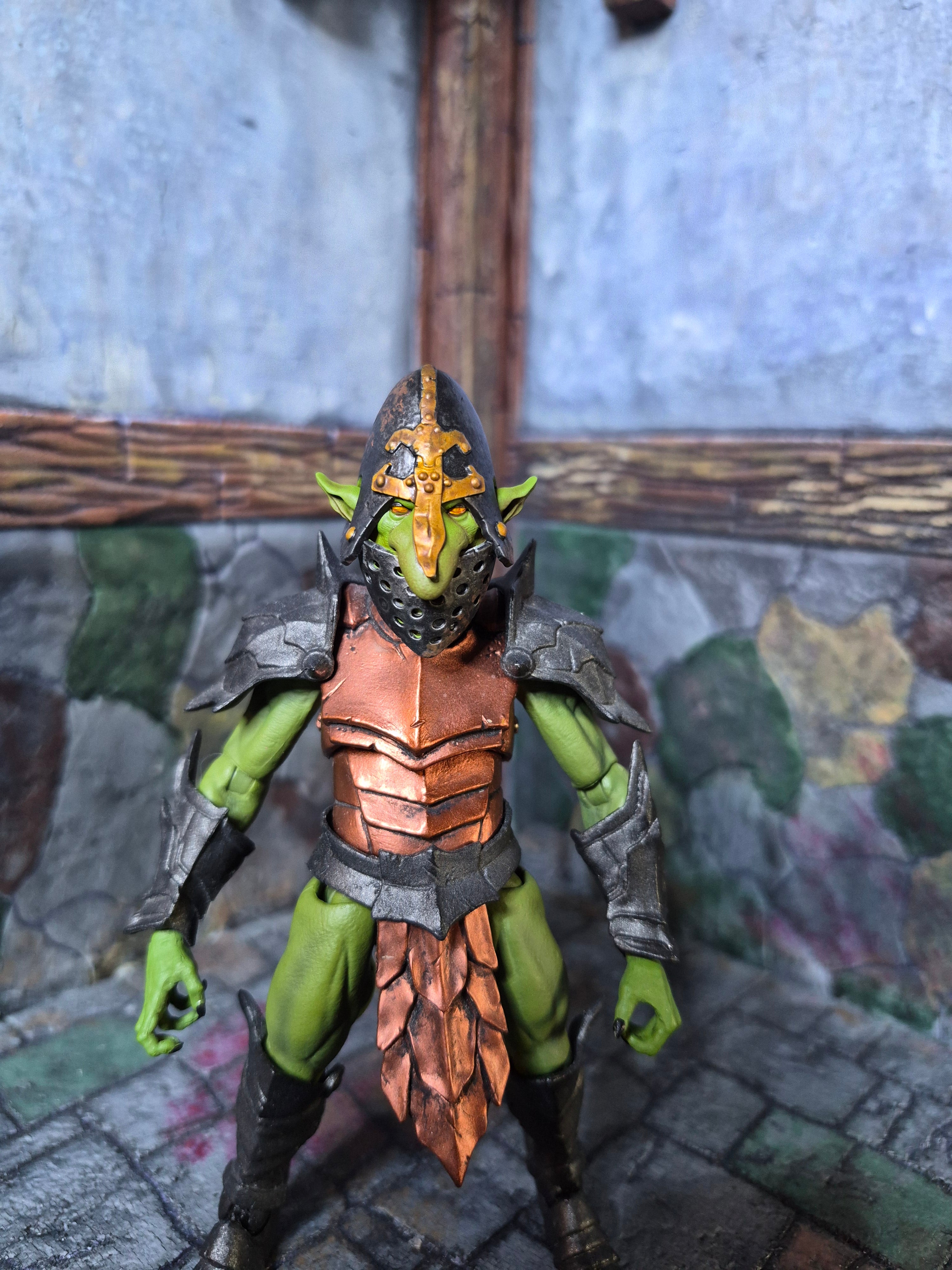 Conical Helm Goblin head for Legions