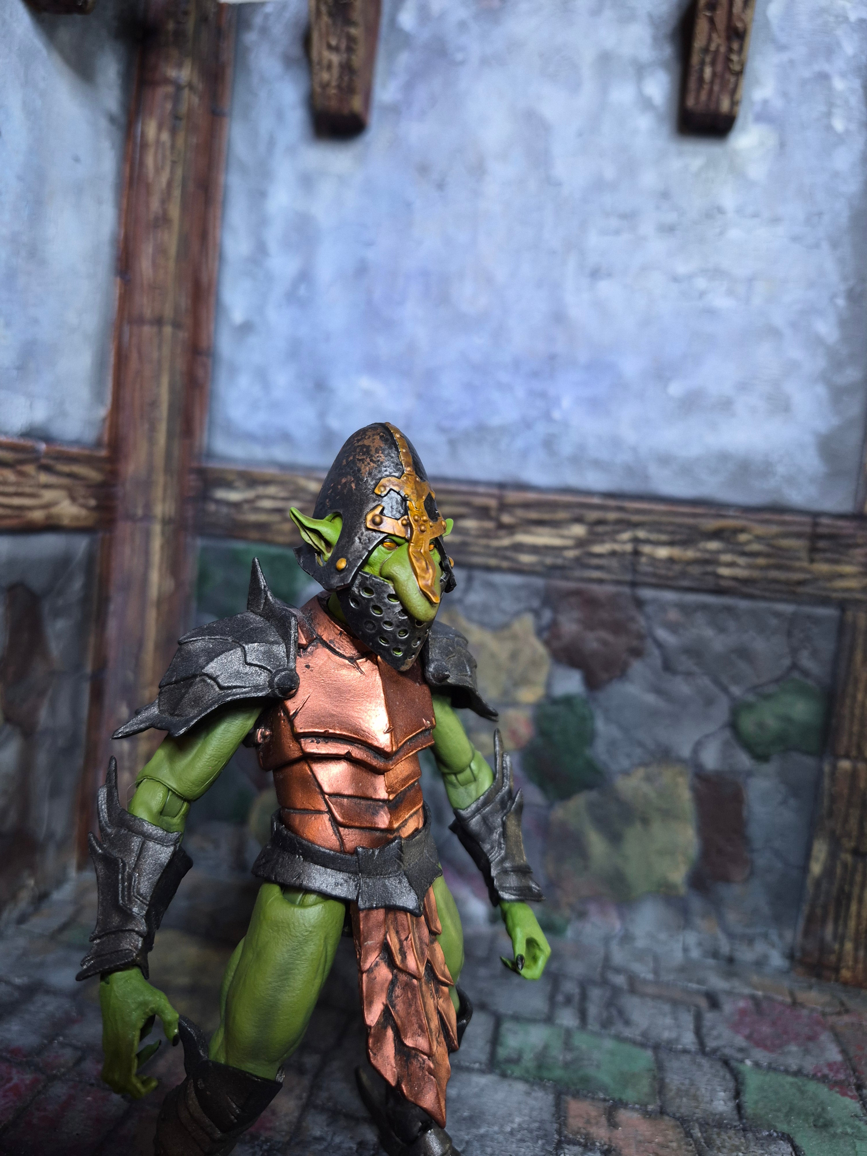 Conical Helm Goblin head for Legions