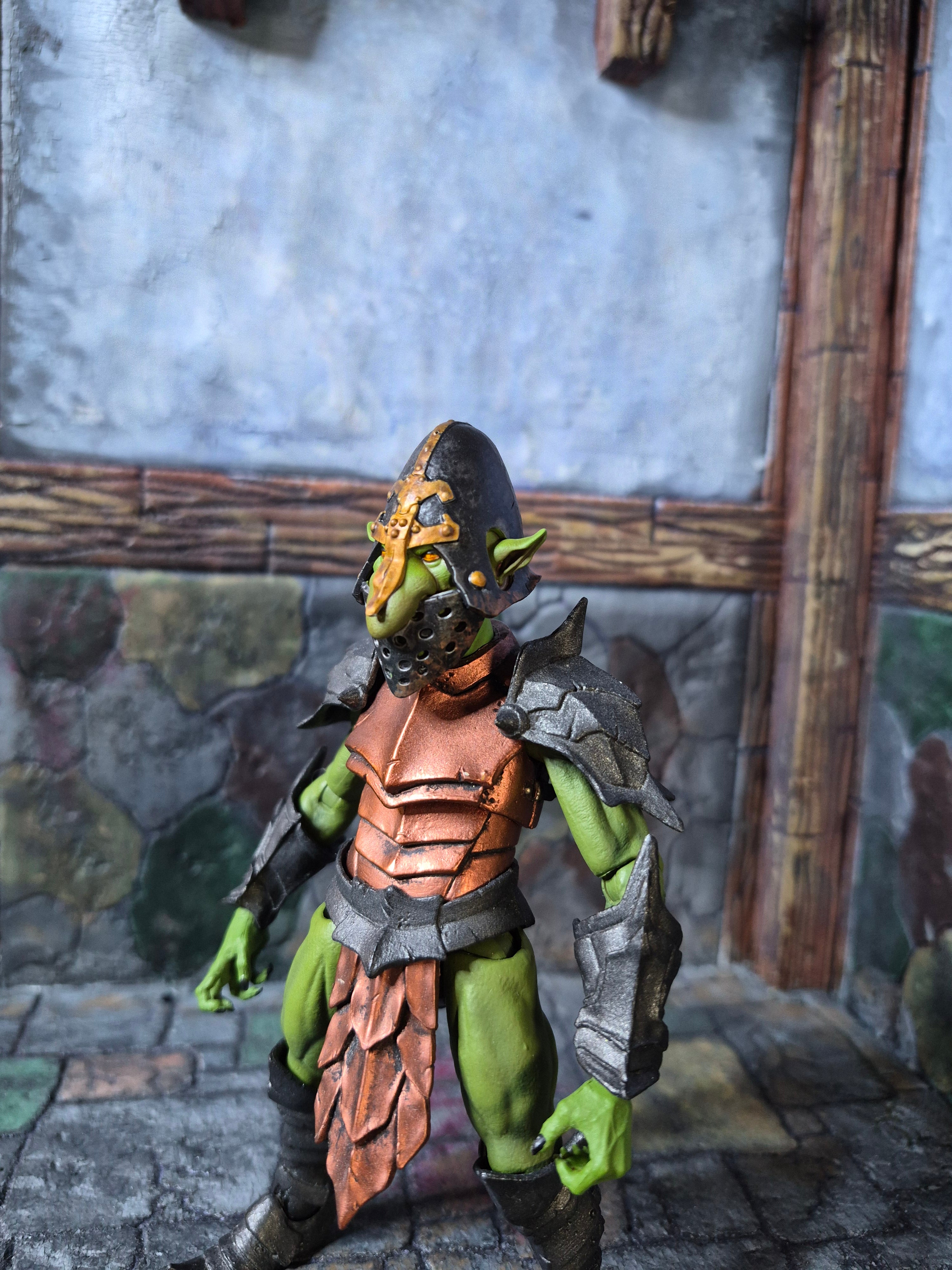Conical Helm Goblin head for Legions
