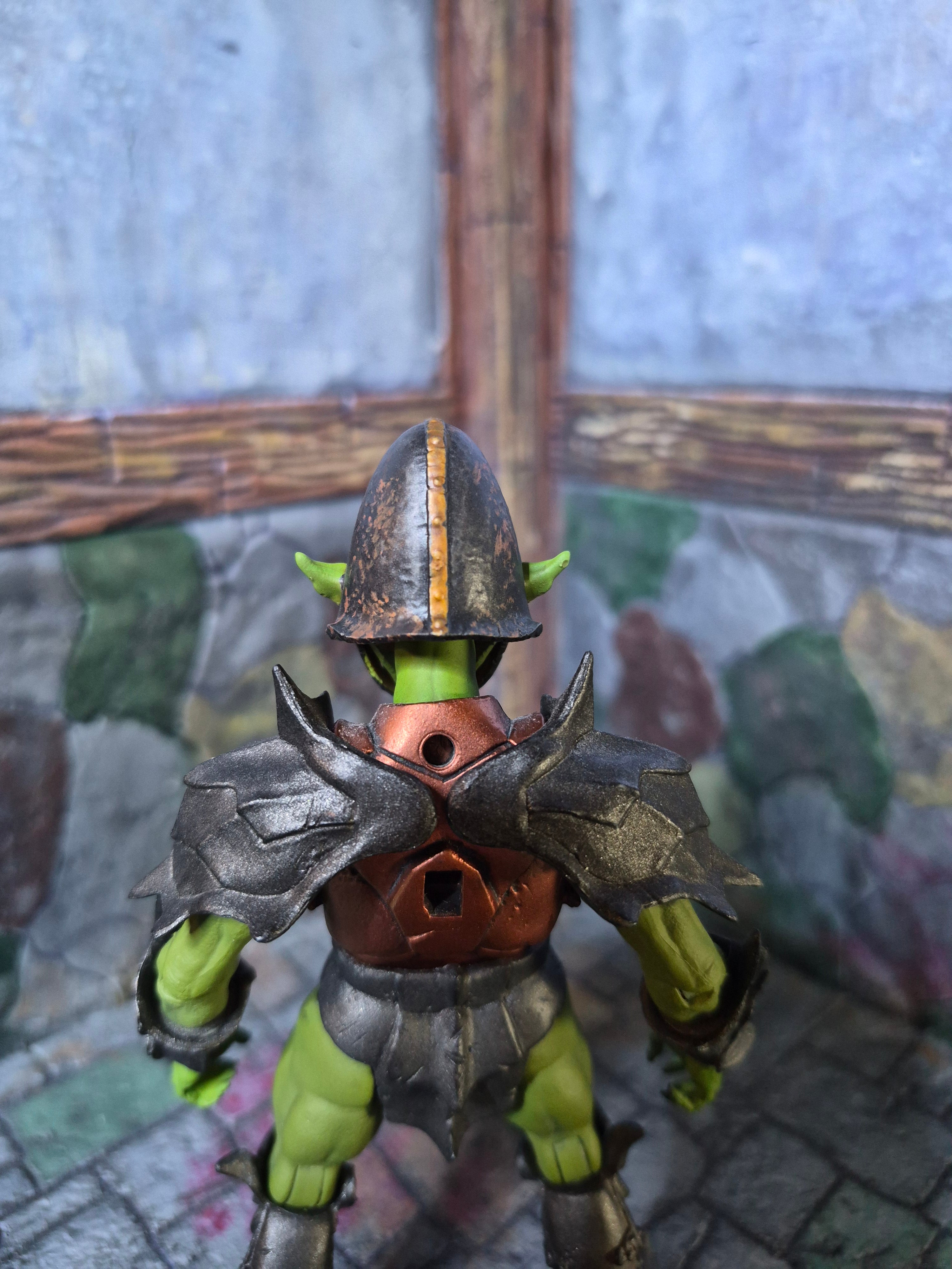 Conical Helm Goblin head for Legions