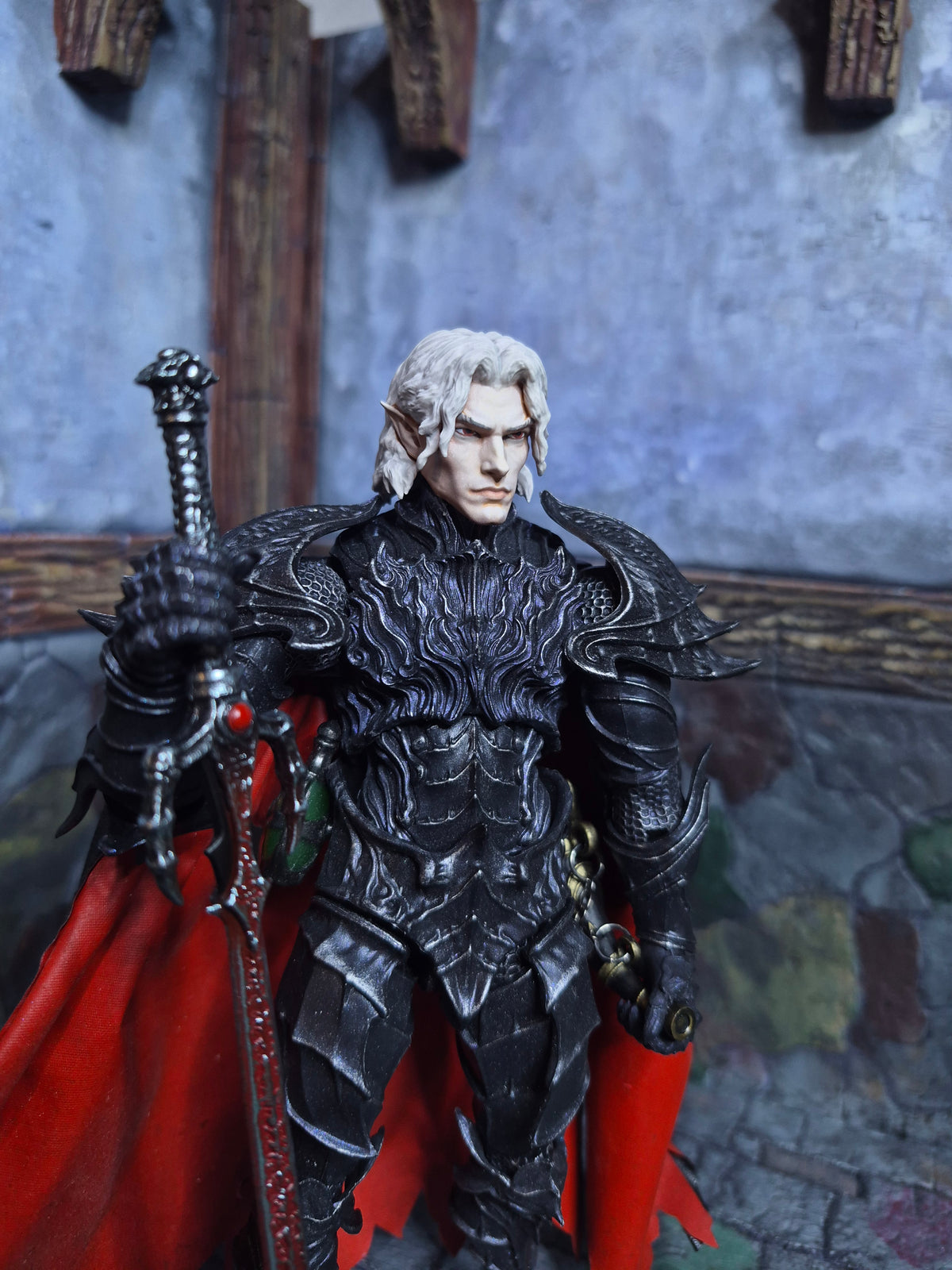 Albino Elf head for Savage Crucible